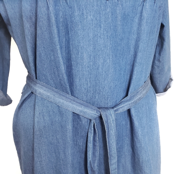 Chic Connection Chambray Dress Size Extra Large - Picture 4 of 11